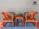 Bộ Minh Đế Gỗ Hương Mặt Nu Ngọc Am Cao 95 Ngang 70 Sâu 60 (cm)