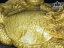 Tượng Long Quy Gỗ Nu Kháo Cao 15 Ngang 47 Sâu 33 (cm)