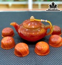 Bộ Ấm Trà Đá Ngọc Hoàng Long Cao 10 Ngang 20 (cm)