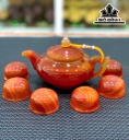 Bộ Ấm Trà Đá Ngọc Hoàng Long Cao 10 Ngang 20 (cm)