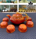Bộ Ấm Trà Đá Ngọc Hoàng Long Cao 10 Ngang 20 (cm)