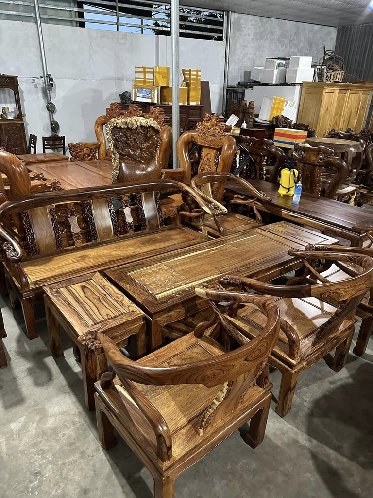 Bộ Minh Thúng Gỗ Cẩm 10 Món
