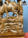 Tiểu Đồng Chăn Trâu Thổi Sáo Gỗ Hương Cao 73 Ngang 44 Sâu 20 (cm)