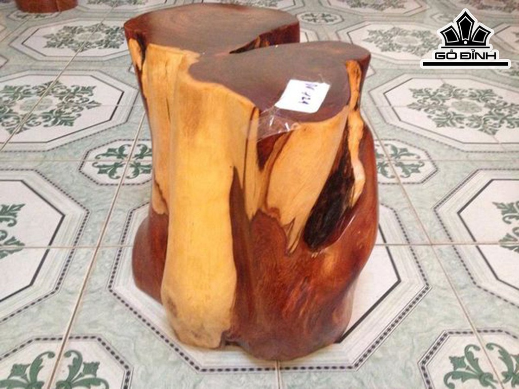 Đôn Gỗ Gỗ Hương Cao 38 Ngang 48 Sâu 35 Mặt 46-26 (cm) DH124