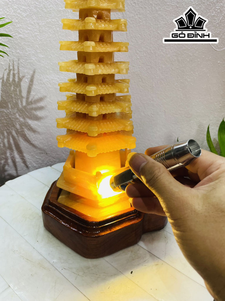 Tháp Văn Xương Đá Ngọc Hoàng Long Cao 42 Ngang 40 (cm) 3,9kg