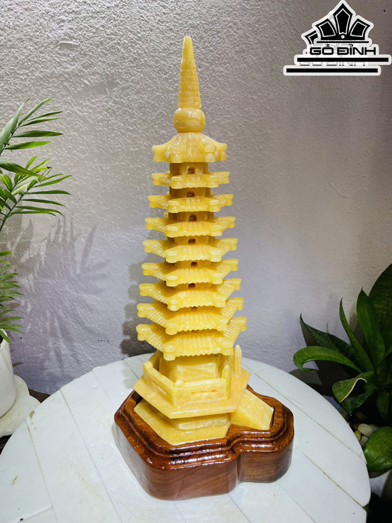 Tháp Văn Xương Đá Ngọc Hoàng Long Cao 42 Ngang 40 (cm) 3,9kg