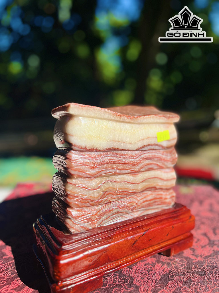 Tác Phẩm Đá Canxit Cao 20 Ngang 18 (cm) 3,89kg