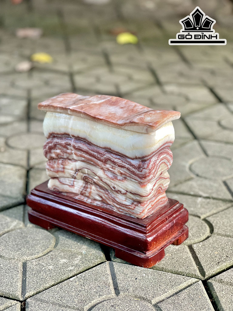 Tác Phẩm Đá Canxit Cao 21 Ngang 19 (cm) 3,705kg