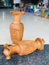 Lục Bình Gỗ Bách Xanh Cao 25 Đường Kính 11 (cm)