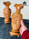 Lục Bình Gỗ Bách Xanh Cao 25 Đường Kính 11 (cm)