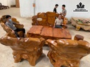 Bộ Bàn Ghế Gốc Cây Gỗ Dổi
