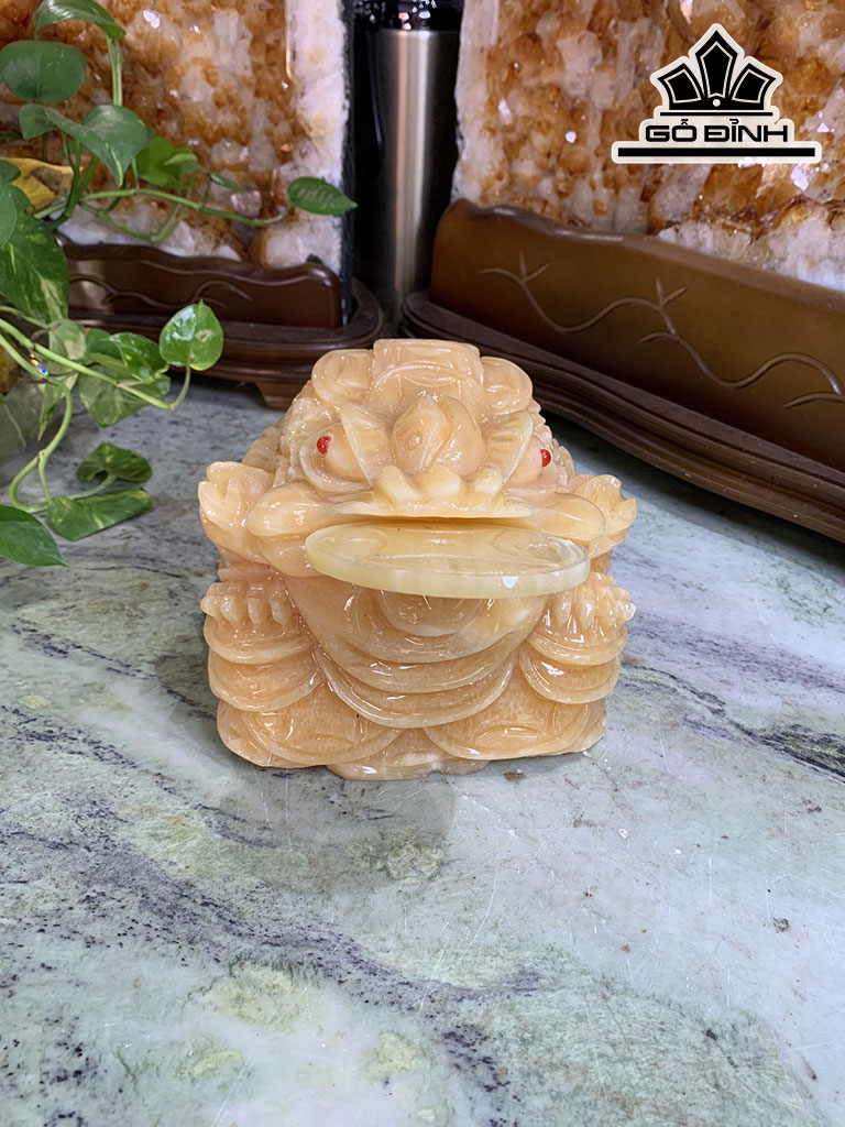 Thiềm Thừ Đá Ngọc Hoàng Long Cao 25 Ngang 16 Sâu 29 (cm) 7,8kg