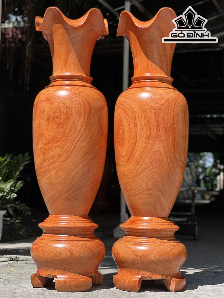Lục Bình Gỗ Hương Cao 170 Đường Kính 48 (cm) DS17