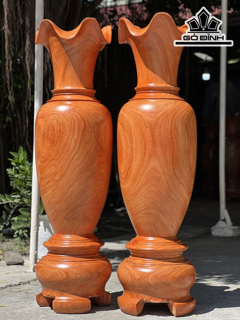 Lục Bình Gỗ Hương Cao 170 Đường Kính 48 (cm) DS17