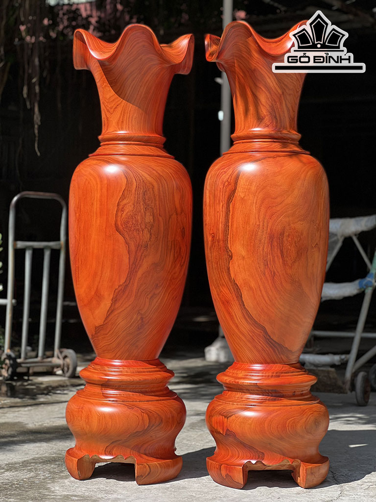 Lục Bình Gỗ Hương Cao 170 Đường Kính 48 (cm) DS30