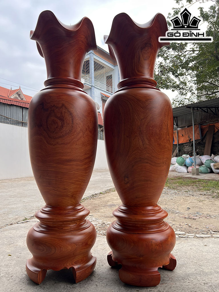 Lục Bình Gỗ Hương Cao 170 Đường Kính 50 (cm) DS18