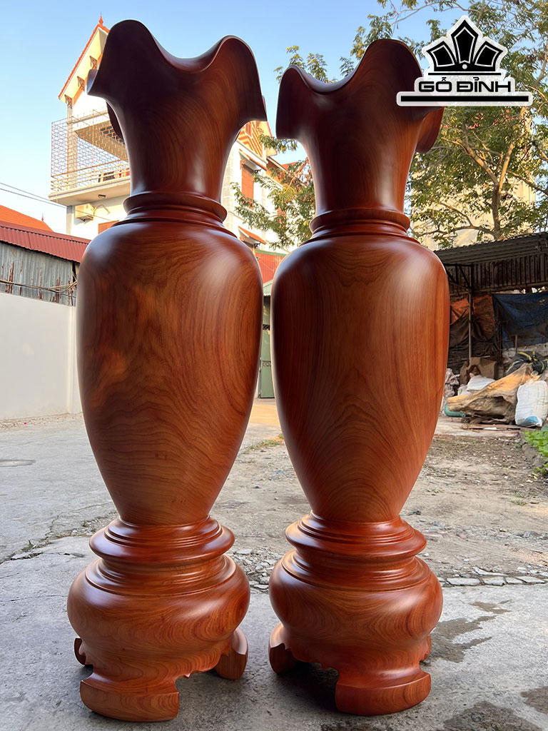 Lục Bình Gỗ Hương Cao 180 Đường Kính 55 (cm) DS14
