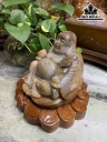Di Lặc Đá Mã Não Cao 16,3 Ngang 19 Sâu 18 (cm) 3,05kg