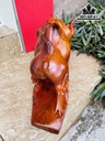 Tượng Bò Tót Gỗ Hương Cao 32 Ngang 60 Sâu 19 (cm)