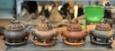Lư Xông Trầm Gỗ Trắc Cao 14 Ngang 13 Sâu 10 (cm)