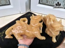 Đôi Thiên Lộc Như Ý Đá Ngọc Hoàng Long Cao 22,5 Ngang 15 Sâu 6,3 (cm) 4kg
