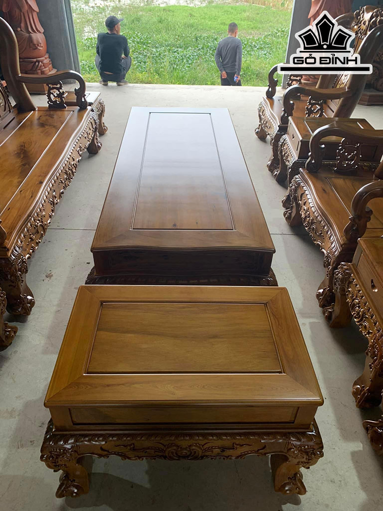 Bộ Bàn Minh Đào 11 Món Tay 14 Gỗ Bách Xanh