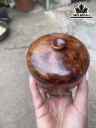 Lọ Đựng Tăm Gỗ Nu Ngọc Am Đường Kính 9 Cao 11 (cm)
