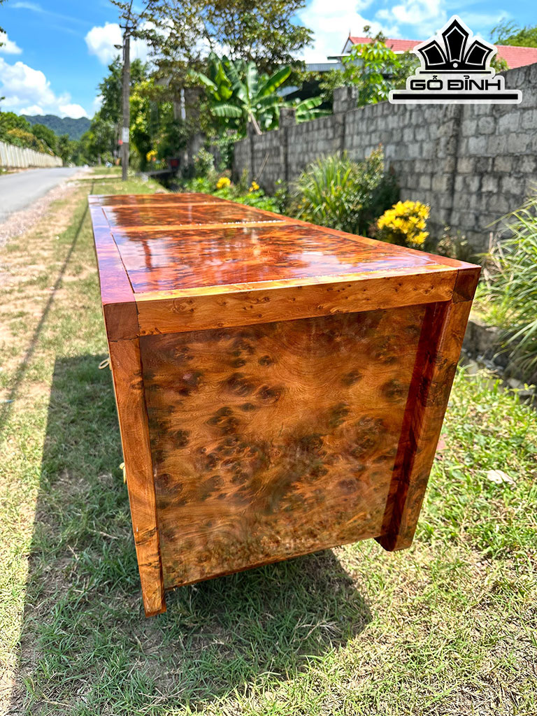 Tủ Kệ Tivi Gỗ Nu Ngọc Am Cao 59 Dài 150 Sâu 40 (cm)