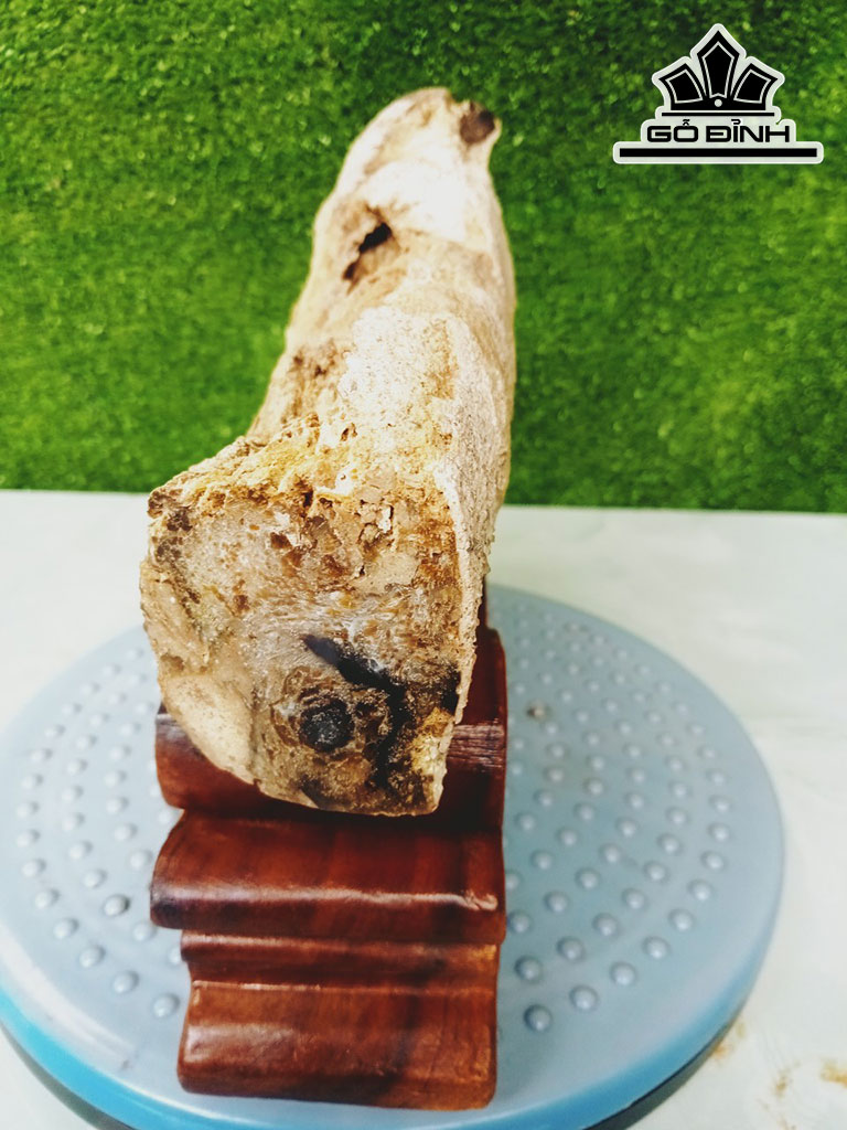 Tác Phẩm Gỗ Hóa Ngọc Ngang 27 Đường Kính Hạt 7 (cm) 2,5kg