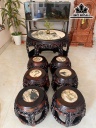 bo-don-truc-go-trac-mat-ban-go-cam-thach-cao-70-duong-kinh-mat-92-cm-419501