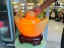Phong Thủy Luân Nước Đỉnh Vàng Đá Ngọc Hoàng Long Cao 36 Ngang 25 Sâu 20 (cm) 15,5kg