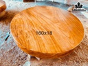 Mặt Bàn Tròn Gỗ Gõ Đường Kính 160 Dày 18 (cm)