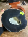 Bát Tụ Bảo Đá Mã Não Cao 18,3 Ngang 16 Sâu 16 (cm) 2,6kg