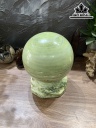 Bi Cầu Đá Serpentine Xanh Cao 29 Đường Kính Hạt 24 (cm)