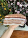 Tác Phẩm Đá Thịt Heo (Canxit) Cao 8,6 Ngang 17,3 Sâu 10 (cm) 2,4kg