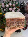 Tác Phẩm Đá Thịt Heo (Canxit) Cao 13 Ngang 11,5 Sâu 9 (cm) 2,72kg
