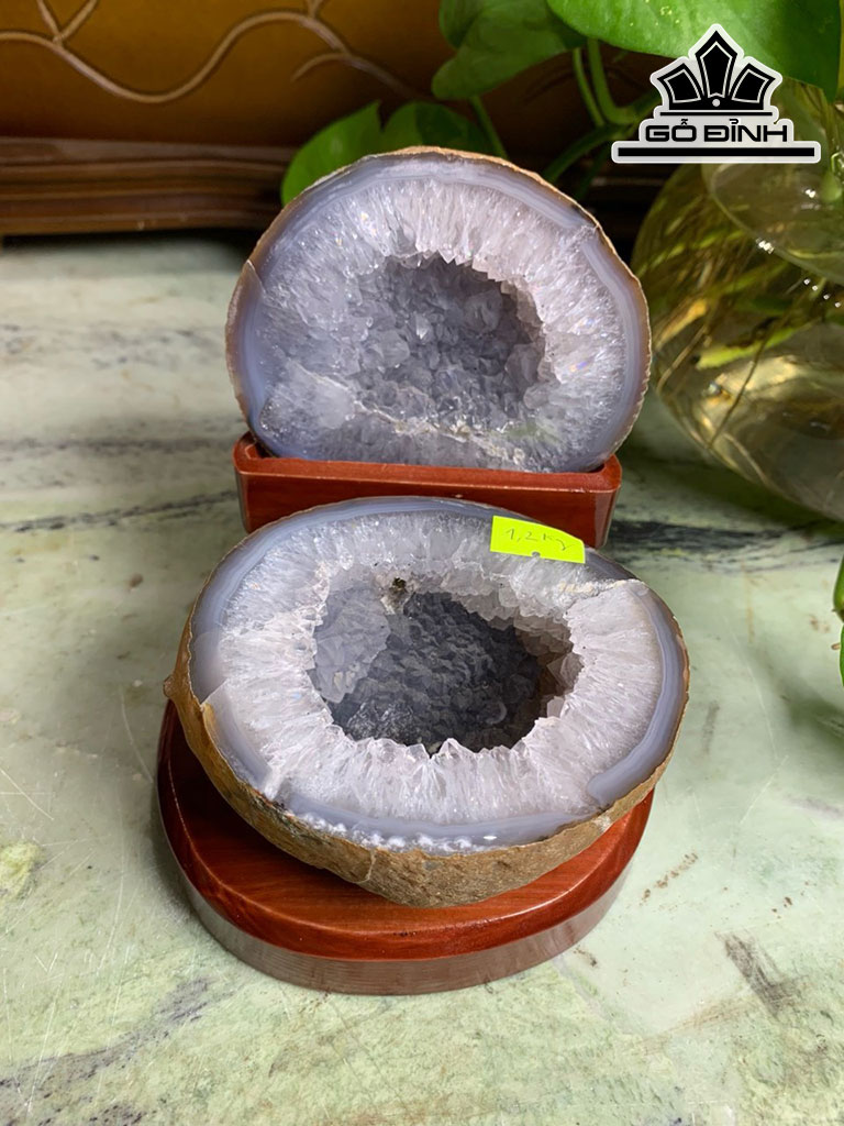 Bát Tụ Bảo Đá Mã Não Cao 13,8 Ngang 12 Sâu 13 (cm) 1,2kg