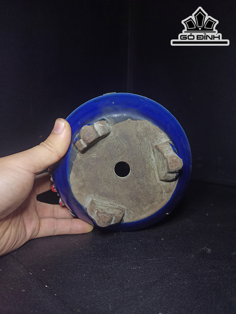 Chậu Hoa Gốm Phật Sơn Cao 9 Miệng 13 Đường Kính 10 (cm)