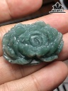 Hoa Mẫu Đơn Đá Cẩm Thạch Cao 26,5 Ngang 36,8 Sâu 10,5 (mm) 16g