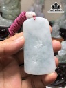 Sơn Thủy Đá Cẩm Thạch Cao 72,3 Ngang 38,5 Sâu 8,8 (mm) 51g