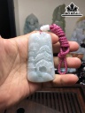Sơn Thủy Đá Cẩm Thạch Cao 72,3 Ngang 38,5 Sâu 8,8 (mm) 51g