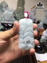 Sơn Thủy Đá Cẩm Thạch Cao 72,3 Ngang 38,5 Sâu 8,8 (mm) 51g