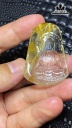 Mặt Dây Chuyền Như Lai Đại Nhật Đá Thạch Anh Tóc Vàng Cao 48 Ngang 32 Sâu 11 (mm) 26,8g