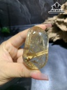 Mặt Dây Chuyền Phật Đá Thạch Anh Tóc Vàng Cao 58,4 Ngang 33,2 Sâu 10,5 (mm)