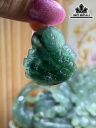 Mặt Dây Chuyền Hoàng Thần Tài Đá Cẩm Thạch Cao 31,3 Ngang 29,7 Sâu 6,9 (mm) 10,1g