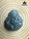 Mặt Dây Chuyền Hoàng Thần Tài Đá Cẩm Thạch Cao 35,5 Ngang 30,5 Sâu 7,9 (mm) 13,5g