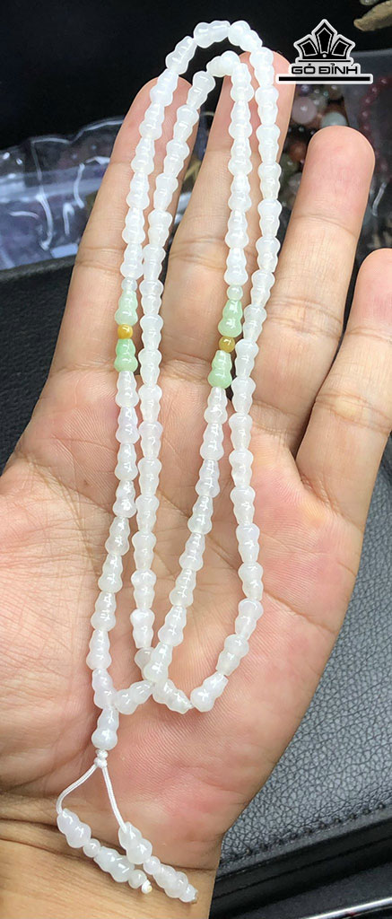 Chuỗi Hồ Lô Đá Cẩm Thạch Đường Kính Hạt 5,2 (mm) 27g