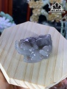 Mặt Dây Chuyền Tỳ Hưu Đá Ngọc Bích Điều Hòa (Nephrite Jade) Cao 57 Ngang 37,5 Sâu 20,8 (mm) 58,5g