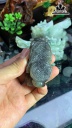 Tác Phẩm Thiềm Thừ Đá Ngọc Bích Hòa Điều (Nephrite Jade) Cao 69,6 Ngang 33 Sâu 33,9 (mm) 98,8g