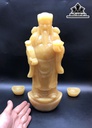 Tượng Thần Tài Đá Ngọc Hoàng Long Cao 33 Ngang 12,5 Sâu 8 (cm) 3,55kg